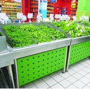 挑选精品蔬菜架时需要关注的两个方面