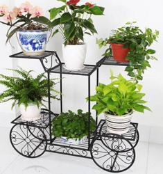 铁艺花架制品的不同种类别