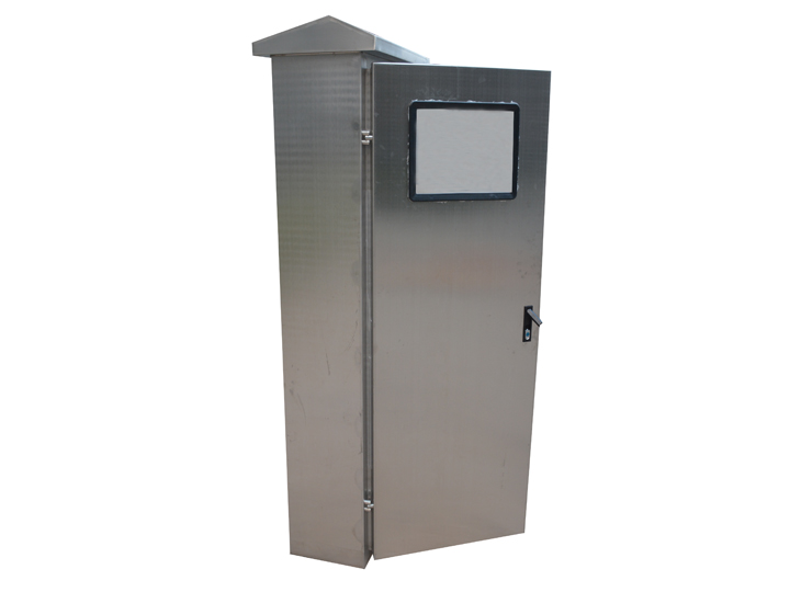 304不锈钢配电柜户外双层防雨电箱落地控制箱-2