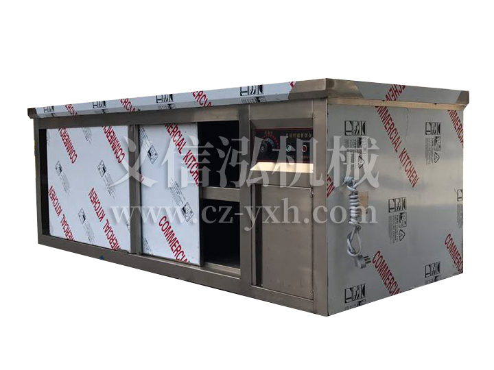 非标定制 304不锈钢厨房带升温打荷台 酒店食堂厨房厨师操作台